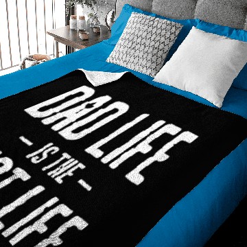 Discover Dad life is the best life Baby Blankets