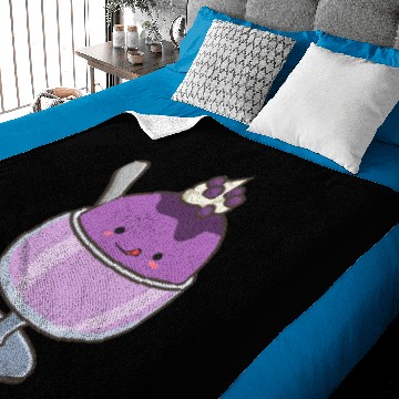 Discover Blueberry Ice Cream Baby Blankets