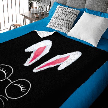 Discover easter bunny rabbit happy easter day egg cute Baby Blankets