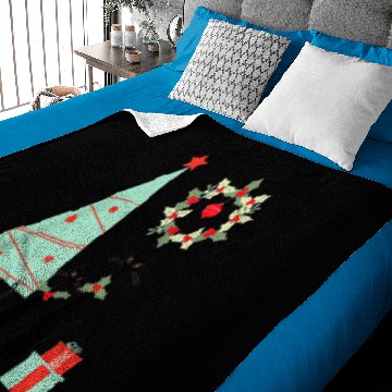 Discover Christmas Tree Raglan Baseball Baby Blankets