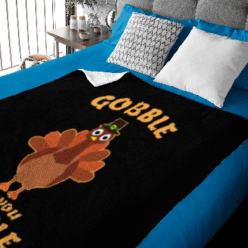 Discover Gobble Till you wobble Baby Blankets