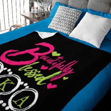 Discover Beautifully Blessed AKA Motivational Baby Blankets
