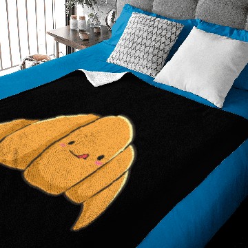 Discover Cute Croissant Baby Blankets