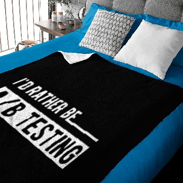 Discover Marketing - I'd rather be AB Testing Baby Blankets