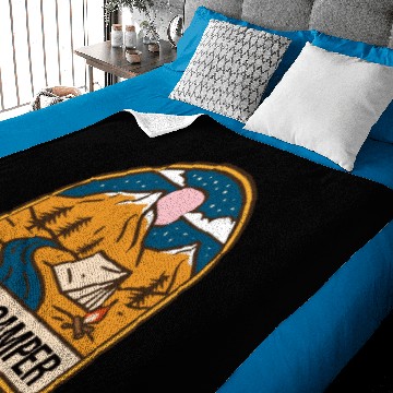 Discover Happy Camper Baby Blankets