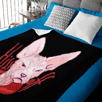 Discover Hiss off - angry sphynx cat Baby Blankets