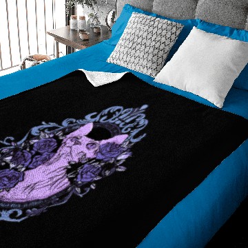 Discover Light Lilac Sphynx in Baroque Frame Baby Blankets