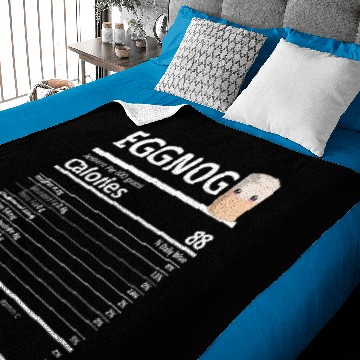 Discover Eggnog Nutritional Facts Thanksgiving X-Mas Holida Baby Blankets