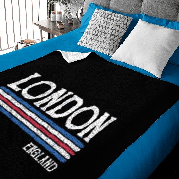 Discover Vintage London British Flag Colors England Baby Blankets