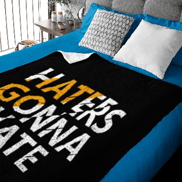 Discover Haters gonna Hate Baby Blankets