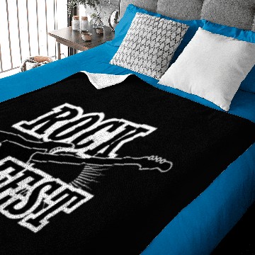 Discover Guitar Rock Solid Baby Blankets