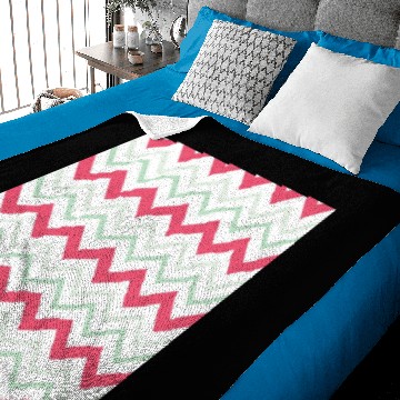 Discover Pink Chevron Pattern Baby Blankets