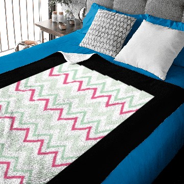 Discover Pink Chevron Pattern Baby Blankets