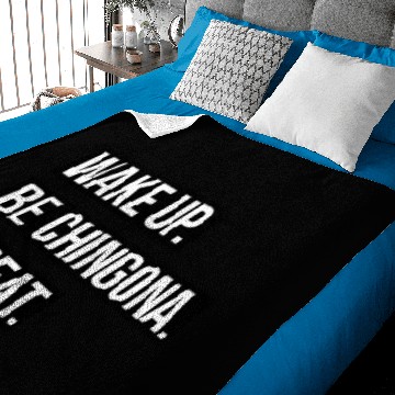 Discover Wake Up Be Chingona Repeat Baby Blankets