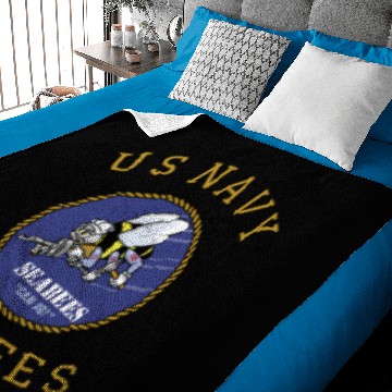 Discover US Navy Seabee Baby Blankets