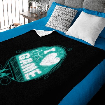 Discover I Love This Game Table Tennis Ping Pong Baby Blankets