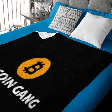 Discover Bitcoin Symbol Crypto Saying Hodl it Baby Blankets