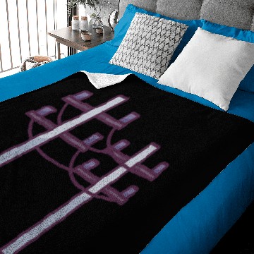 Discover Two overhead power line Baby Blankets