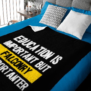 Discover Education Is Important Falconry Baby Blankets