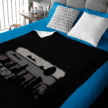 Discover Retro Vintage I Hate People City Skyline Baby Blankets