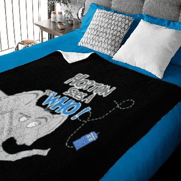 Discover Horton Sees a Dr Who Baby Blankets