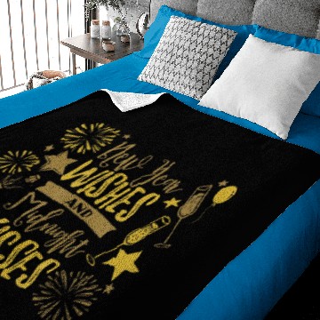 Discover New Year Wishes Midnight Kisses 2019 Baby Blankets