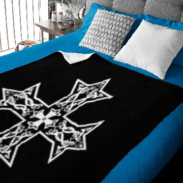 Discover Coptic Orthodox Cross White Baby Blankets