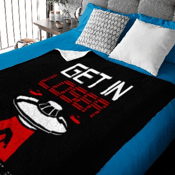 Discover Get in Loser doing Butt Stuff Alien Ufo Saucer Baby Blankets