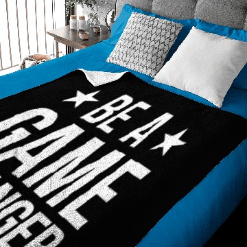 Discover be a game changer white Baby Blankets