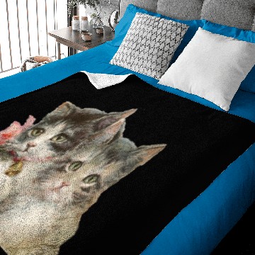 Discover Vintage Adorable Kittens Baby Blankets