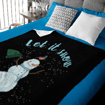 Discover Let it snow Baby Blankets