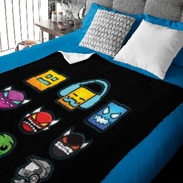 Discover geometry dash insane Baby Blankets