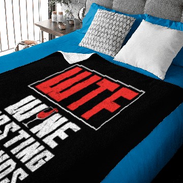 Discover WTF Wine Tasting Friends Drinking Baby Blankets