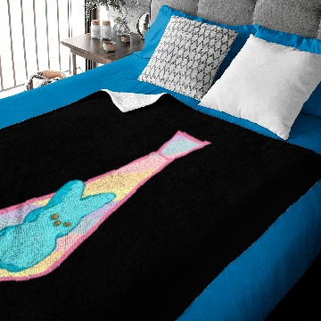 Discover Funny Easter Baby Blankets Cute Bunny Necktie Easter Eggs