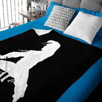 Discover Karate Fighter Martial Art MMA Motif Baby Blankets