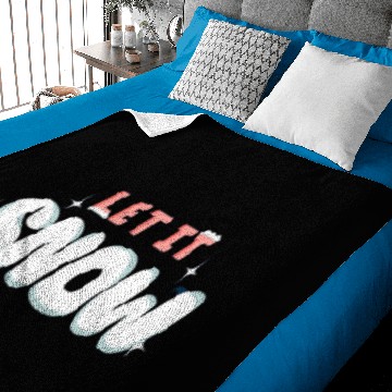 Discover Let it snow Baby Blankets