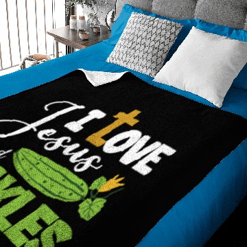 Discover Pickles Vegan Pickle Lovers Gift Baby Blankets