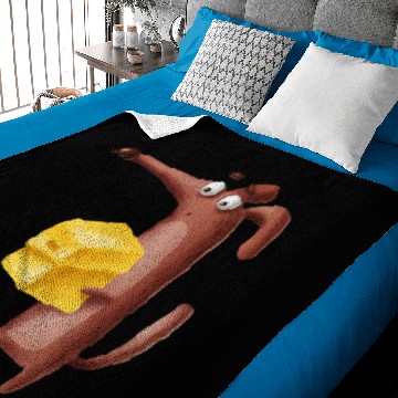Discover Cheesy Dog Baby Blankets
