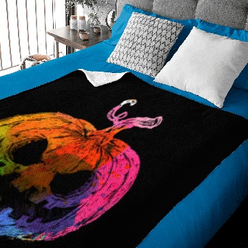 Discover Vintage Jack-O'-Lantern Baby Blankets Retro Halloween Pump