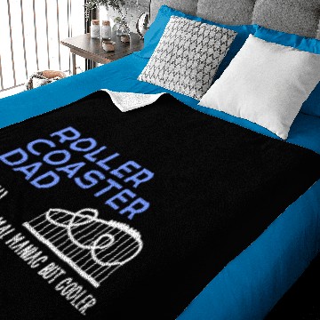 Discover crazy roller coaster dad Baby Blankets