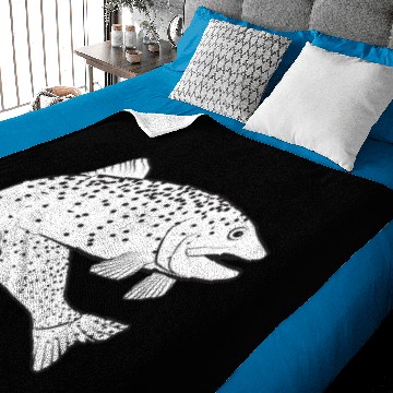 Discover trout Baby Blankets