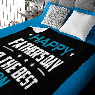 Discover Happy Fathers Day To The Son Baby Blankets