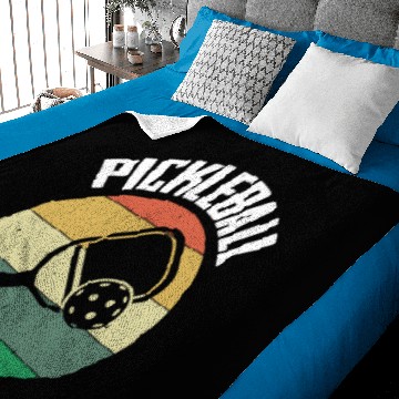 Discover Vintage Funny Pickleball Player Pickle Ball Gift Baby Blankets