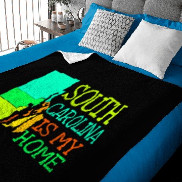 Discover USA State: South Carolina Baby Blankets