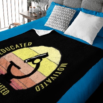 Discover Educated Motivated Vaccinated Baby Blankets