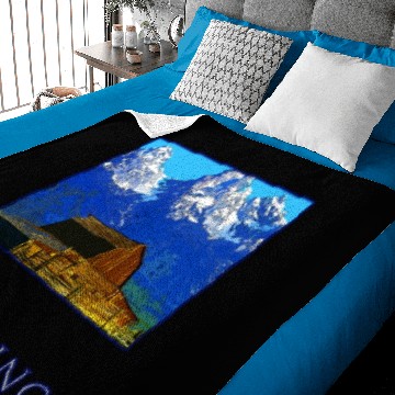 Discover Wyoming Baby Blankets