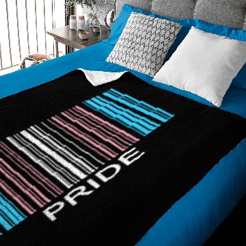 Discover Barcode Transgender Pride Lgbtq Flag Trans Support Baby Blankets
