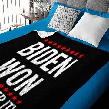 Discover biden won Get Over It Baby Blankets