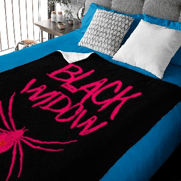 Discover Black Widow Black Widow Spider Baby Blankets