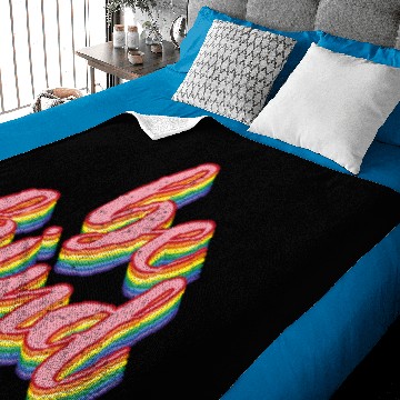 Discover Rainbow Be Kind - Growth Mindset Baby Blankets